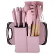 19-Piece Silicone Kitchen Utensil Set with Holder - 3