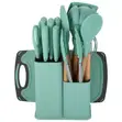 19-Piece Silicone Kitchen Utensil Set with Holder - 4