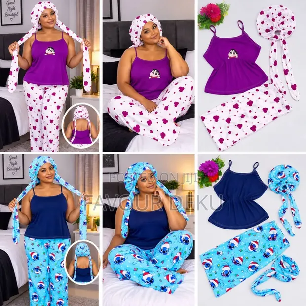 3-Piece Women's Nightwear Set - 1