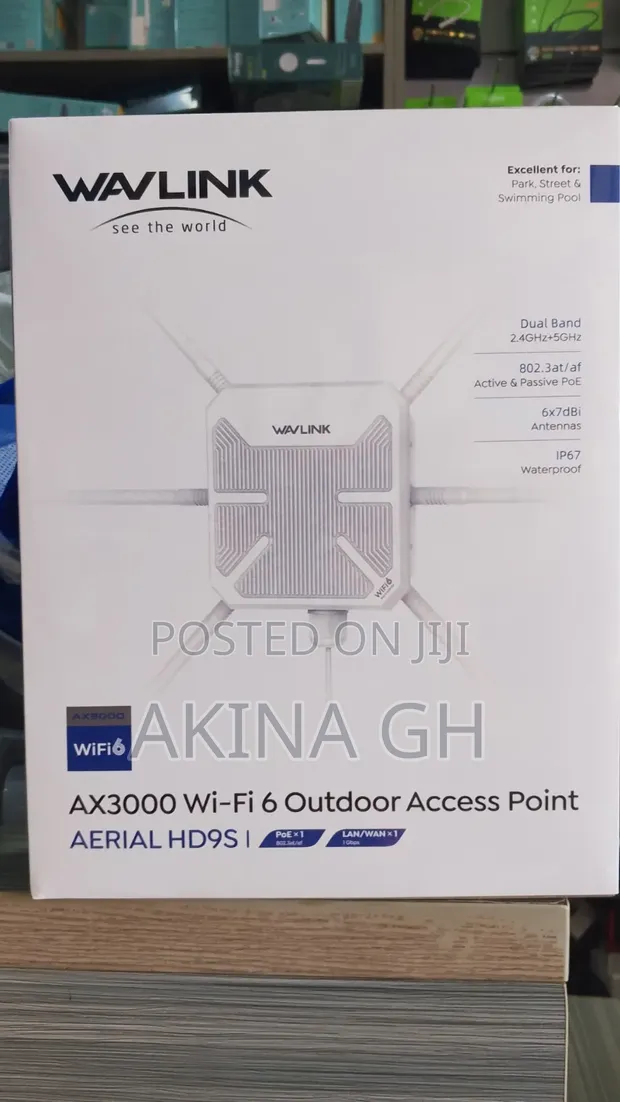 Wavlink AX3000 Wi-Fi 6 Outdoor Access Point (AERIAL HD9S) - 1