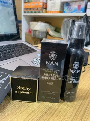 NAN Hair Fibre Complete Kit - Black