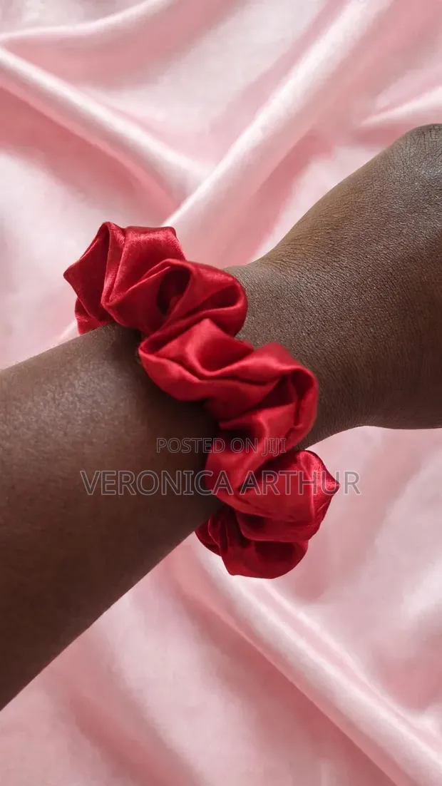 Soft Silk Stretchy Scrunchies - 1