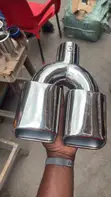 Double Mouth Exhaust Muffler Tail - Brand New - 1