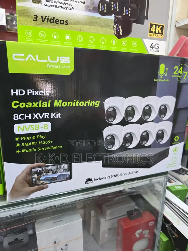 Calus 8CH High Definition CCTV System - 1