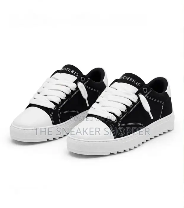 Numeris Y976 Chunky Sneakers - Black/White - 1