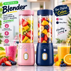 Portable Wireless Juicer Blender (450ml, 40W)