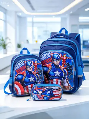Kids Trolley School Bags Set