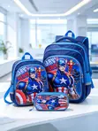 Kids Trolley School Bags Set - 1