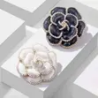 Noir Camellia Brooch - 2