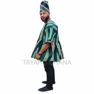 Traditional Ghanaian Fugu Smock for Men
