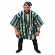 Handwoven Ghanaian Smock & Hat Set | Tryahu - 1