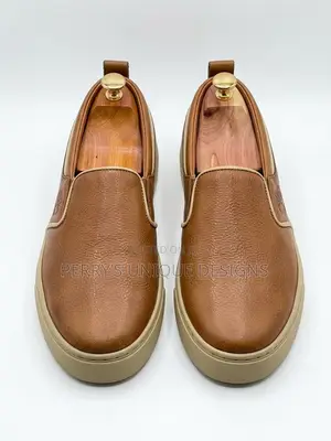 Timberland Men's Premium Leather Slip-On Loafer Sneakers - Brown
