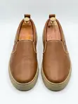 Timberland Men's Premium Leather Slip-On Loafer Sneakers - Brown - 1