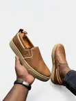 Timberland Men's Premium Leather Slip-On Loafer Sneakers - Brown - 2