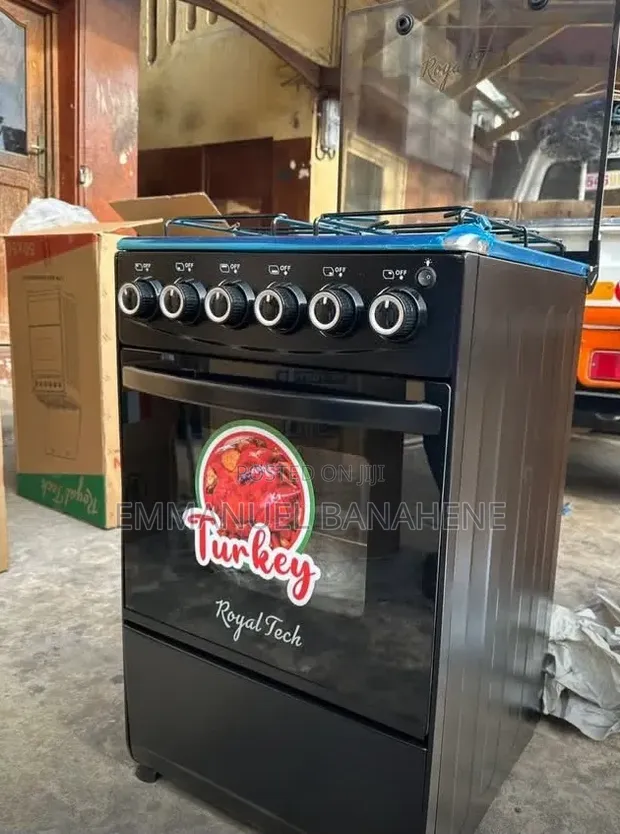 Royal Tech 4 Burner Gas Stove with Oven - 1