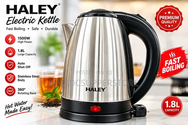 Brand New Haier Electric Kettle - 2.5L - 1