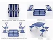 Four Seater Foldable Kids Table and Chair Set - 3