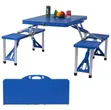 Four Seater Foldable Kids Table and Chair Set - 5
