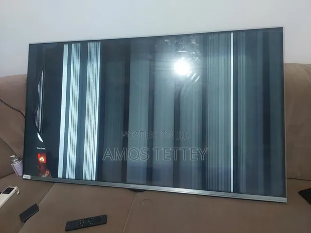 65 Inch OLED TV - Broken Screen - 1