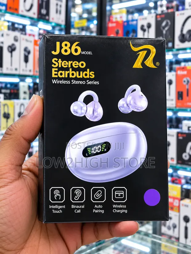 J86 Open-Ear Wireless Stereo Earbuds - 1