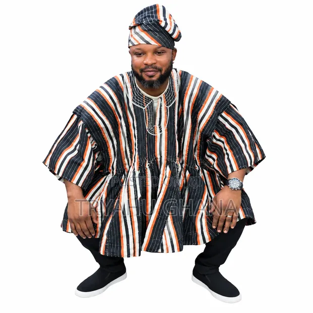 Ghanaian Smock with Side Pockets for Men | Tryahu - 1
