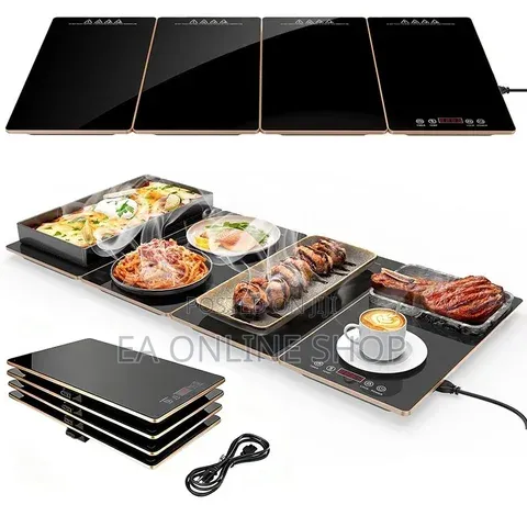 Electric Food Heating Plate - 4-in-1 Set - 1