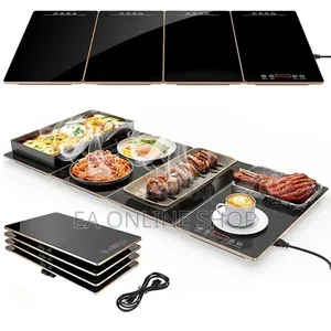 Electric Food Heating Plate - 4-in-1 Set
