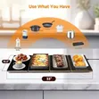 Electric Food Heating Plate - 4-in-1 Set - 4