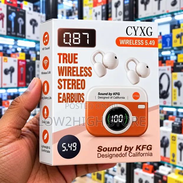 CYXG Q87 Hi-Fi TWS Bluetooth Earbuds - 1