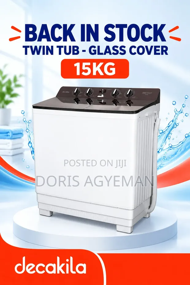Decakila 15kg Top Load Washing Machine - 1