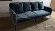 UK Used 4-Seater Velvet Sofa - 2