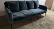 UK Used 4-Seater Velvet Sofa - 3