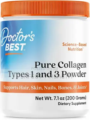 Doctor's Best BSE-Free Hydrolyzed Pure Collagen Types 1 & 3 Powder, 7.1 Oz
