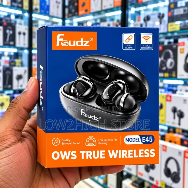 Fsudz E45 OWS Open-Ear True Wireless Earbuds - 1