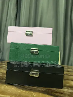 Jewelry Box - Pink, Green, Black