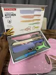 Set of Kitchen Knives with Chopping Board - 3