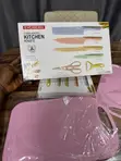 Set of Kitchen Knives with Chopping Board - 5