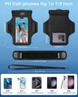 Waterproof Phone Pouch & Armband - Black - 2