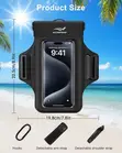 Waterproof Phone Pouch & Armband - Black - 3