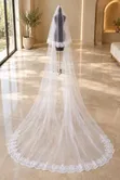 Luxury Cathedral Wedding Veil with Comb - 4