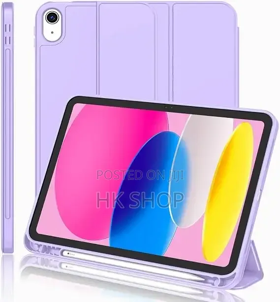 Apple iPad 11th Gen A16 Smart Case with Pencil Slot - Purple - 1