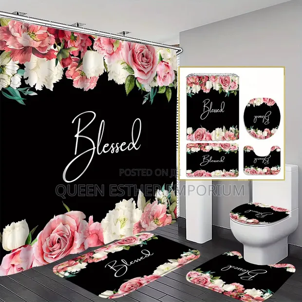 Bathroom Curtain Set - 1
