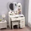 Vintage Dressing Mirror with LED - 2