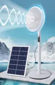 Rechargeable Solar Fan - 16 & 18 Inch - 3