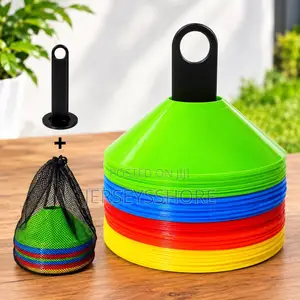 Football Training Marker Cones - 50 Pcs