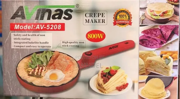 Crepe Maker with Non-Stick Coating - 1