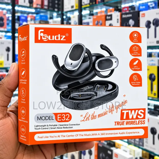 Fsudz E32 Open-Ear TWS Wireless Earbuds - 1