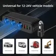 120W 6-in-1 High Power Car Charger Splitter - 4