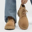 Men's Suede Derby Boots - Size 42 - 2