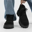 Men's Suede Derby Boots - Size 42 - 3